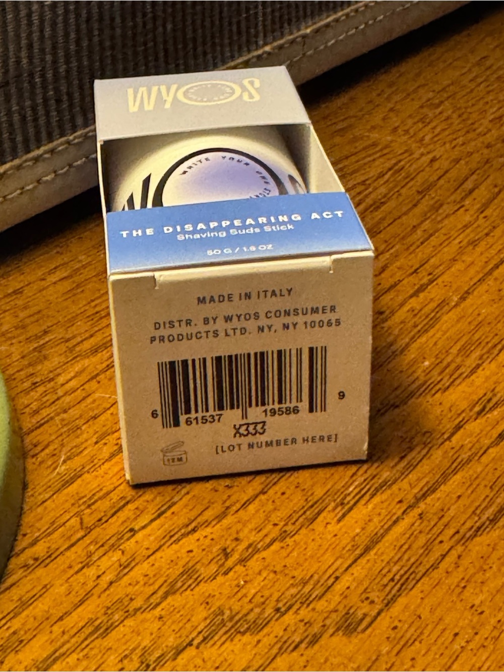 WYO'S The Disappearing Act Shaving Suds Stick — Lavender & Silver Packaging - Picture 2 of 9